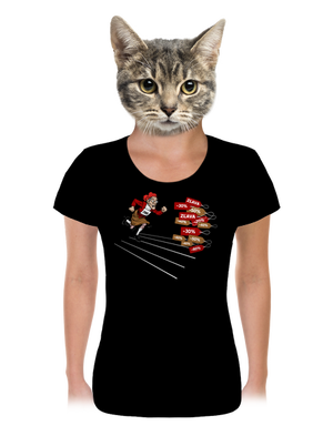 Zľavy! dámske tričko Black