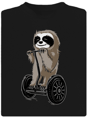 Leňoch pánske športové tričko Black