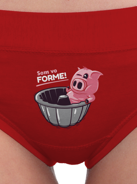 Vo forme dámske nohavičky Red Mal