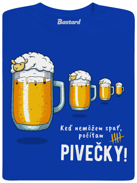 Pivečka pánske dlhý rukáv Royal Blue
