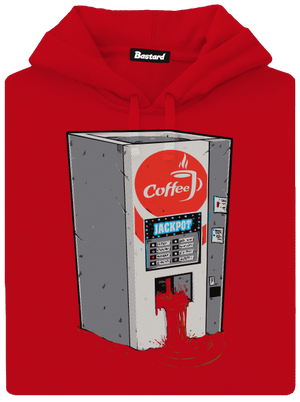 Jackpot pánska mikina klokanka Red