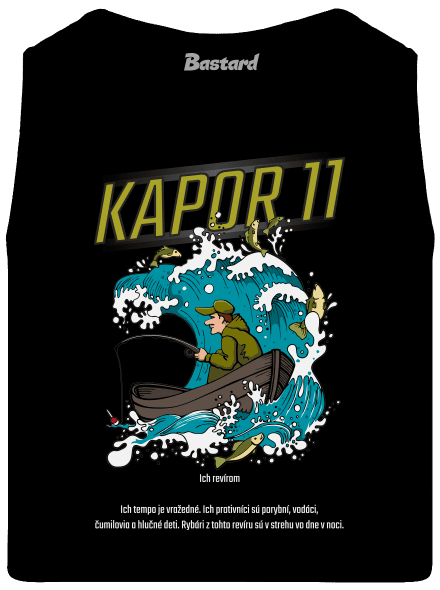 Kapor 11 pánske tielko Black