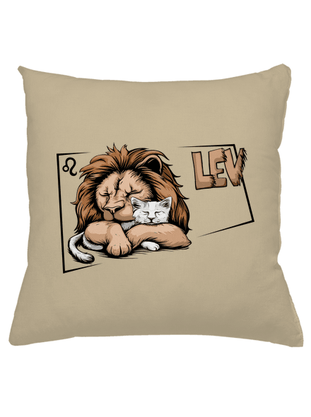 Mačací horoskop: Lev vankúš Beige