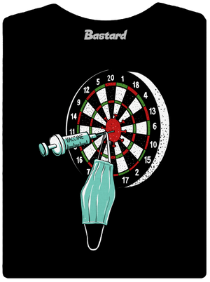 Zásah dámske tričko s lemom Black