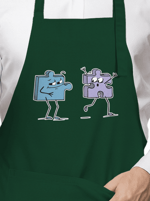 Puzzlíci zástera Bottle Green