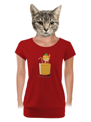 dámske tričko s lemom