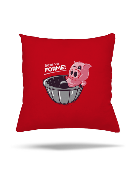Vo forme vankúš Red