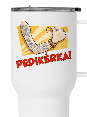 Pedikérka termohrnček White