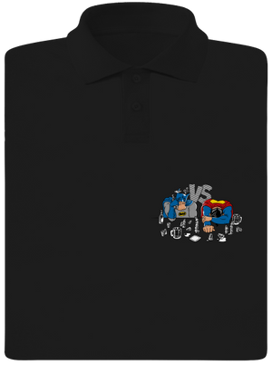 Súboj superhrdinov pánska polokošeľa Black