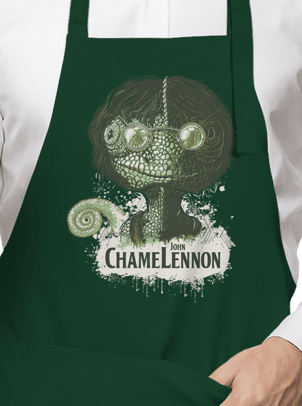 ChameLennon zástera Bottle Green