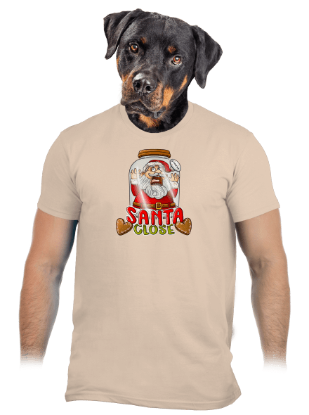 Santa Close pánske tričko Sand