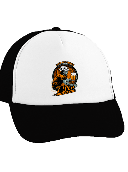 Spotreba 7 na 100 šiltovka truckerka Black cap