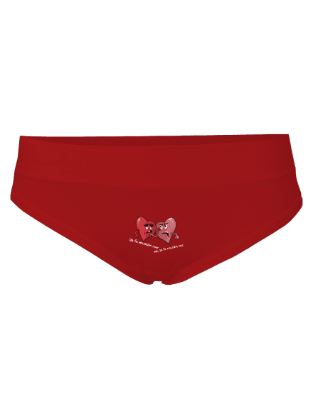 Srdiečka dámske nohavičky Red Mal