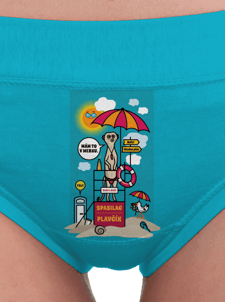 Plavčík dámske nohavičky Turquoise