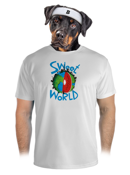 Sweet World pánske športové tričko White