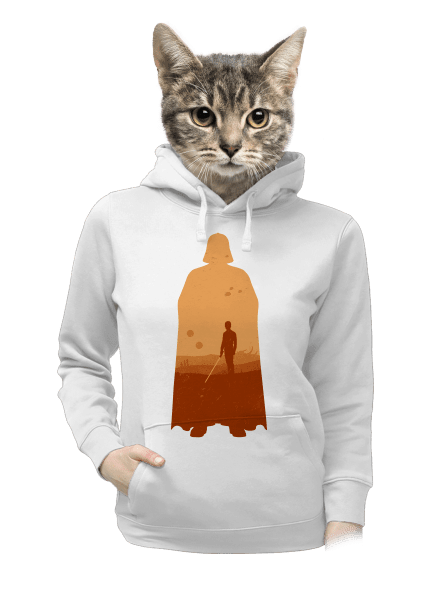 Skywalker dámska mikina klokanka White