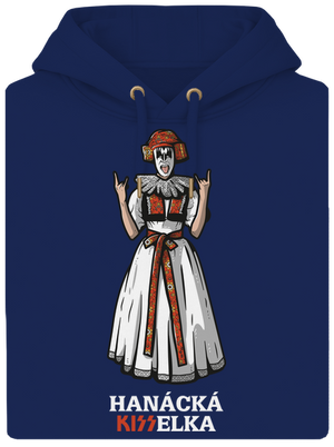 Hanácká Kisselka unisex mikina premium Navy