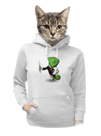 dámska mikina klokanka