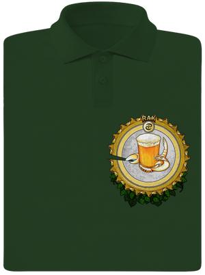 Pivný horoskop: Rak pánska polokošeľa Bottle Green Mal