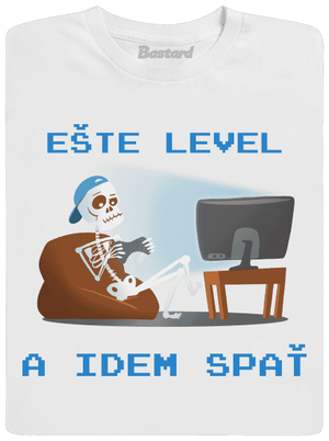 Ešte level pánske dlhý rukáv White