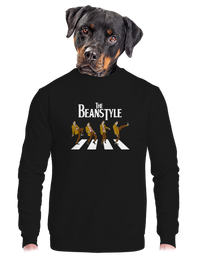 unisex mikina bez kapucne