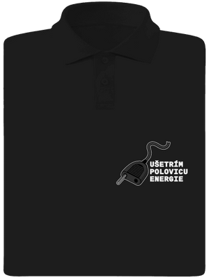 Ušetrím polovicu pánska polokošeľa Black