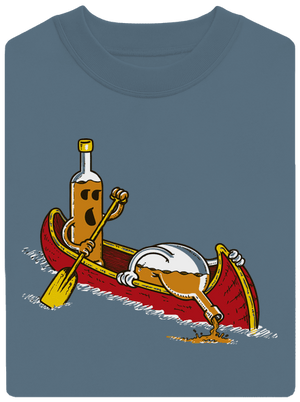 Rumáci unisex mikina bez kapucne Nordic Blue