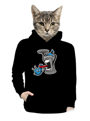 dámska mikina klokanka