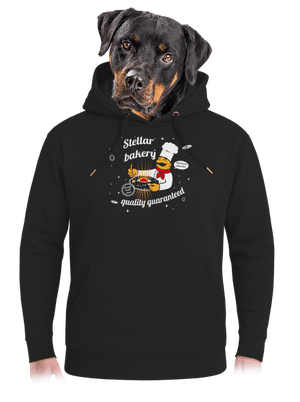Stellar bakery unisex mikina premium Dark Black