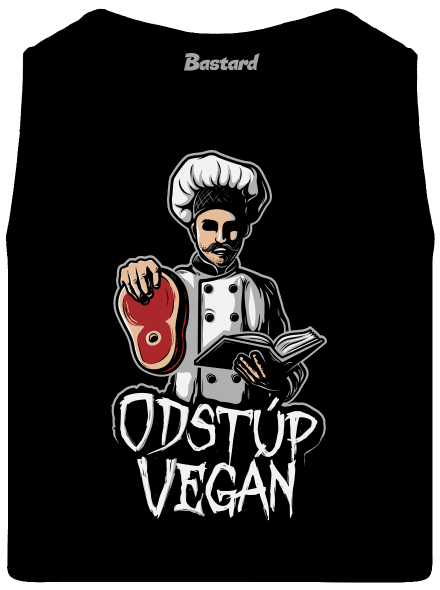 Odstup vegane pánske tielko Black