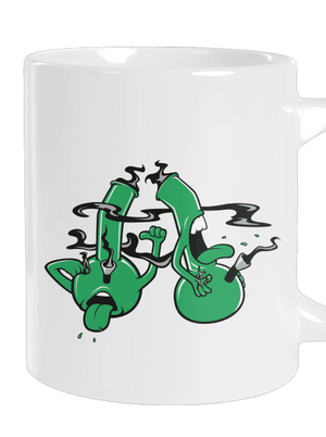 Bongo kašeľ veľký hrnček White