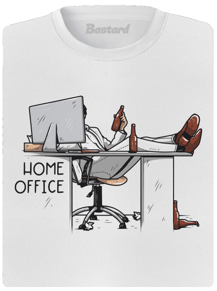 Home Office dámske športové tričko White
