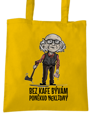 Neklidný bez kafe taška Sunflower