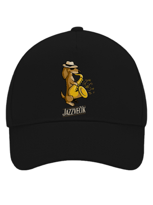 Jazzvečík šiltovka baseballka Black