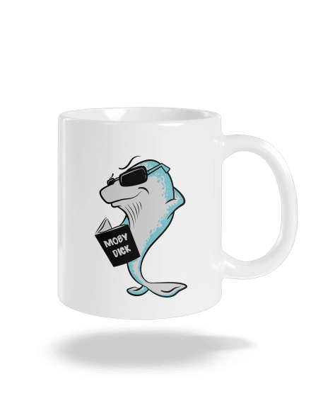 Moby Dick klasický hrnček White