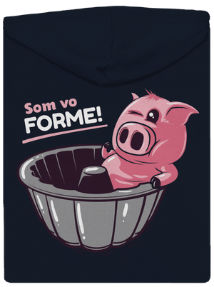 Vo forme dámska mikina na zips Navy Mal