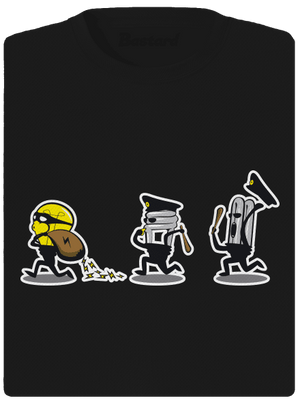 Zlodej elektřiny dámske športové tričko Black