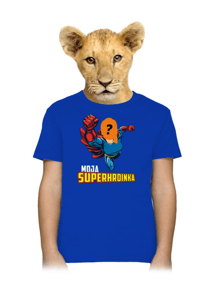 Moja superhrdinka detské tričko Royal Blue