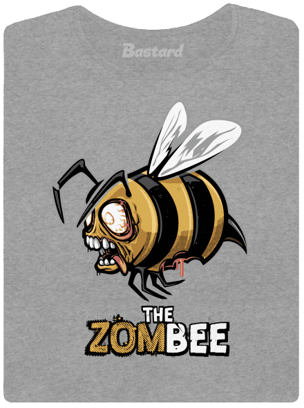 ZomBee - žltá dámske tričko Dark Gray Melange