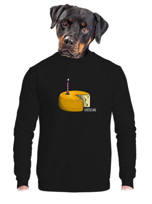 unisex mikina bez kapucne