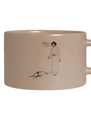 Luke a Leia hrnček makronka Brown Macaron