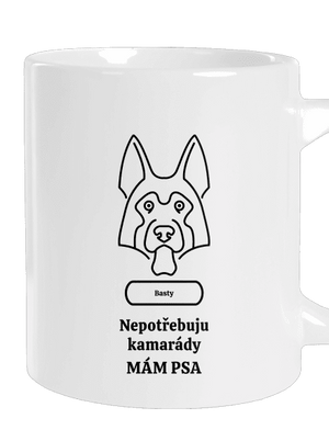 Nemôžem, mám psa veľký hrnček White