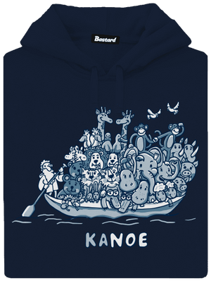 Noemova archa pánska mikina klokanka Navy