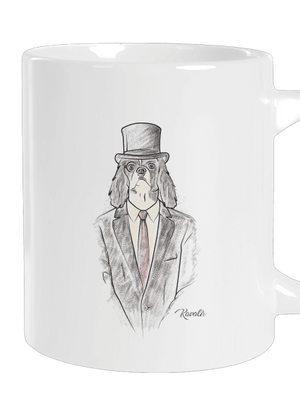 Kavalír veľký hrnček White