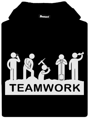 Flákači dámska mikina klokanka Black