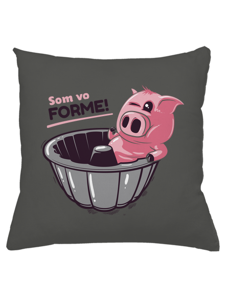 Vo forme vankúš Gray Pol