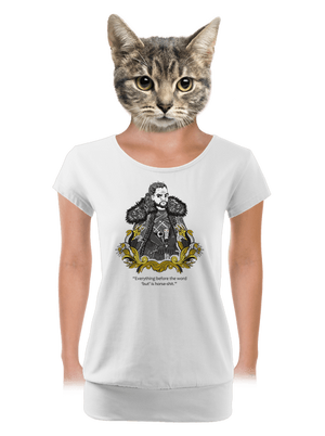 dámske tričko s lemom