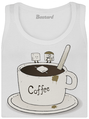 Kto zabil cukrík? dámske tielko klasické White