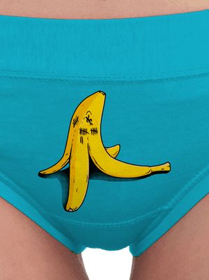 Banán zabijak dámske nohavičky Turquoise