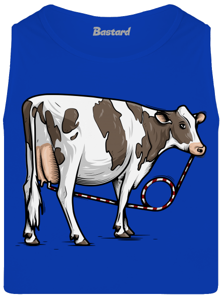 Cow drink pánske tielko Royal Blue